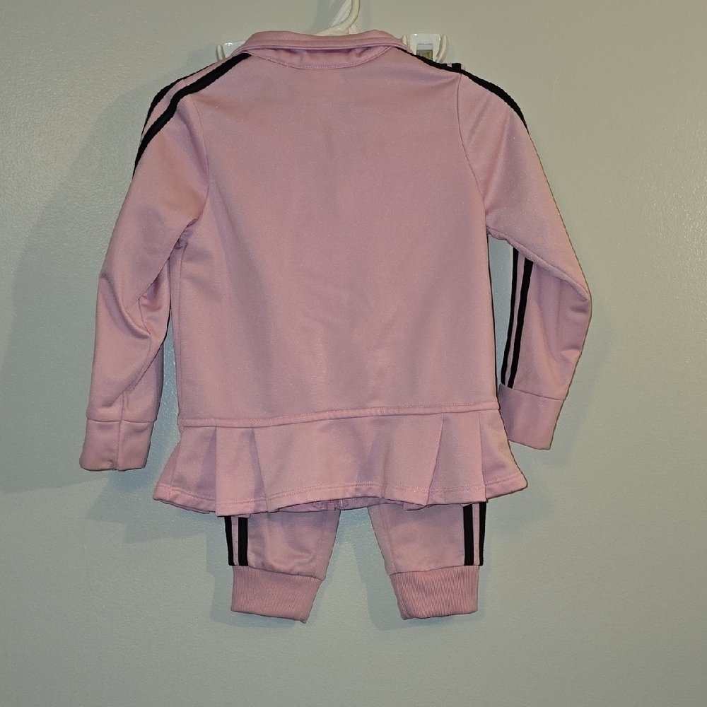 Adidas Kids Pink Set with Black Accents LOT-R1 - Picture 5 of 9